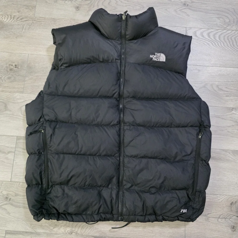 THE NORTH FACE - GOOSE DOWN 700 FILL Men's Size XL‎ Puffer Vest Black SEE PHOTOS